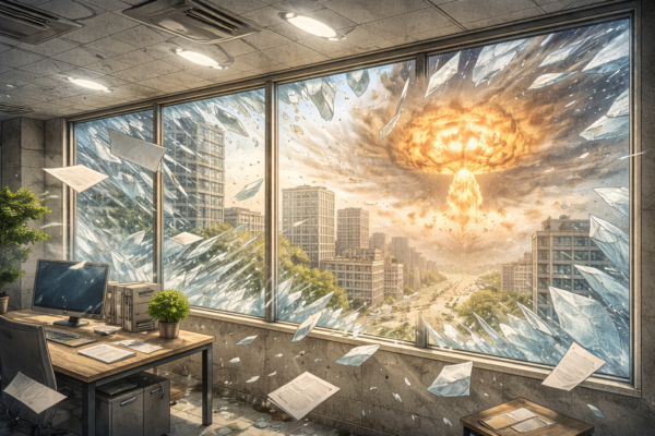 衝撃波・爆風はどう防ぐ？核シェルターの構造を分かりやすくサムネイル