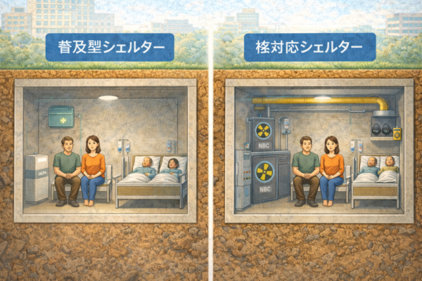 普及型と核対応シェルターの違いを徹底比較サムネイル