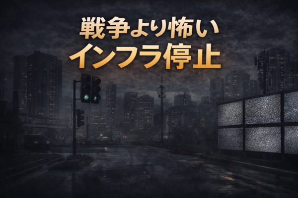 戦争より怖いインフラ停止サムネイル