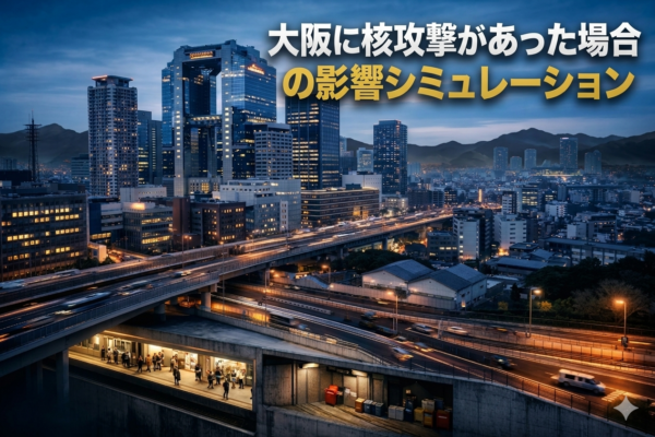 大阪に核攻撃があった場合の影響シミュレーションサムネイル