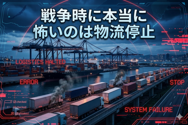 戦争時に本当に怖いのは物流停止サムネイル