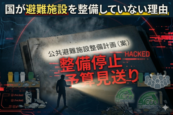 国が避難施設を整備していない理由サムネイル