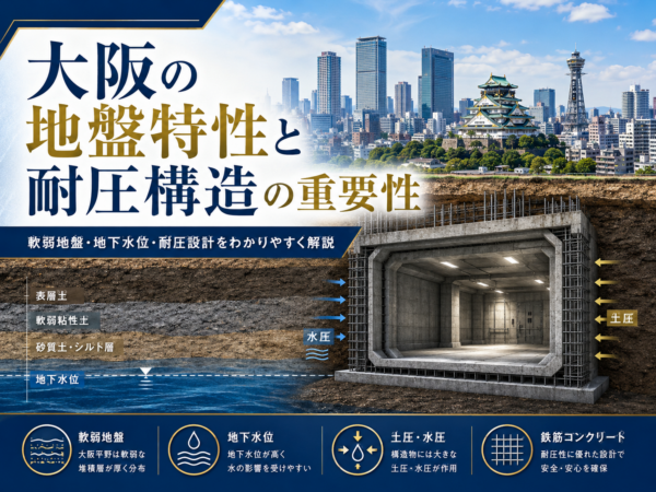 大阪の地盤特性と耐圧構造の重要性サムネイル