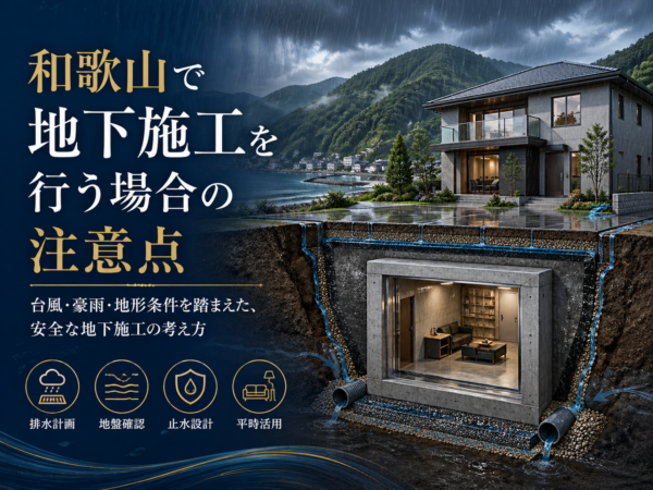 和歌山で地下施工を行う場合の注意点サムネイル