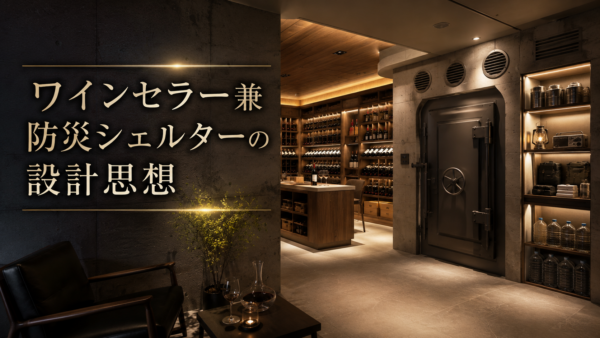 ワインセラー兼防災シェルターの設計思想サムネイル