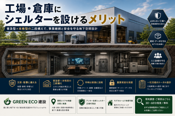 工場・倉庫にシェルターを設けるメリットサムネイル