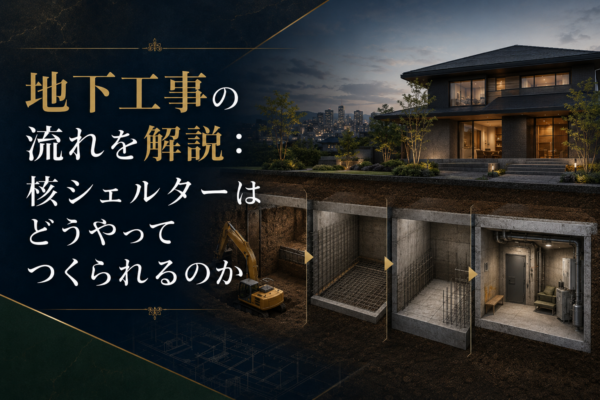 地下工事の流れを解説：核シェルターはどうやってつくられるのかサムネイル