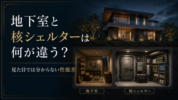 地下室と核シェルターは何が違う？見た目では分からない性能差サムネイル