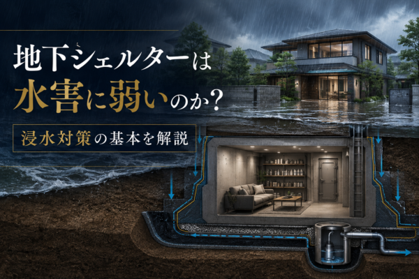 地下シェルターは水害に弱いのか？浸水対策の基本を解説サムネイル