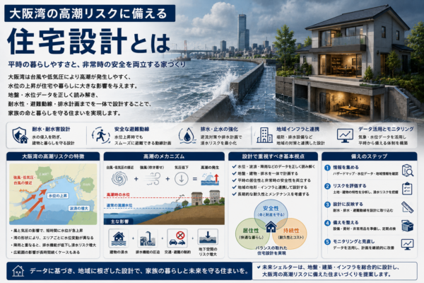 大阪湾の高潮リスクに備える住宅設計とはサムネイル