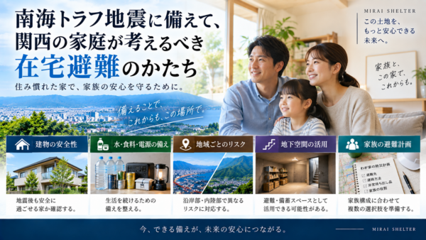 南海トラフ地震に備えて、関西の家庭が考えるべき在宅避難のかたちサムネイル